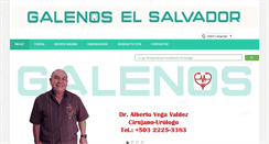 Desktop Screenshot of galenoselsalvador.com