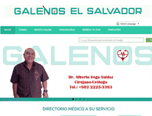 Tablet Screenshot of galenoselsalvador.com